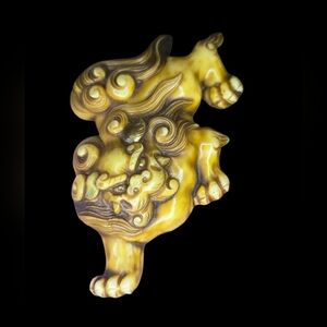 Vintage Japanese Shishi "Foo Dog" Guardian Lion Brooch